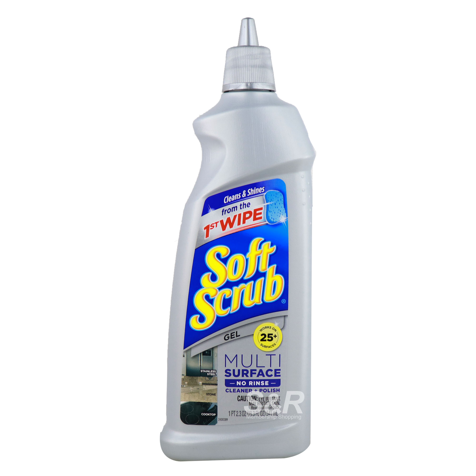 Soft Scrub Gel No Rinse Multi-Surface Cleaner and Polish 541mL